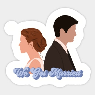 Naley - One Tree Hill - We Got Married Sticker